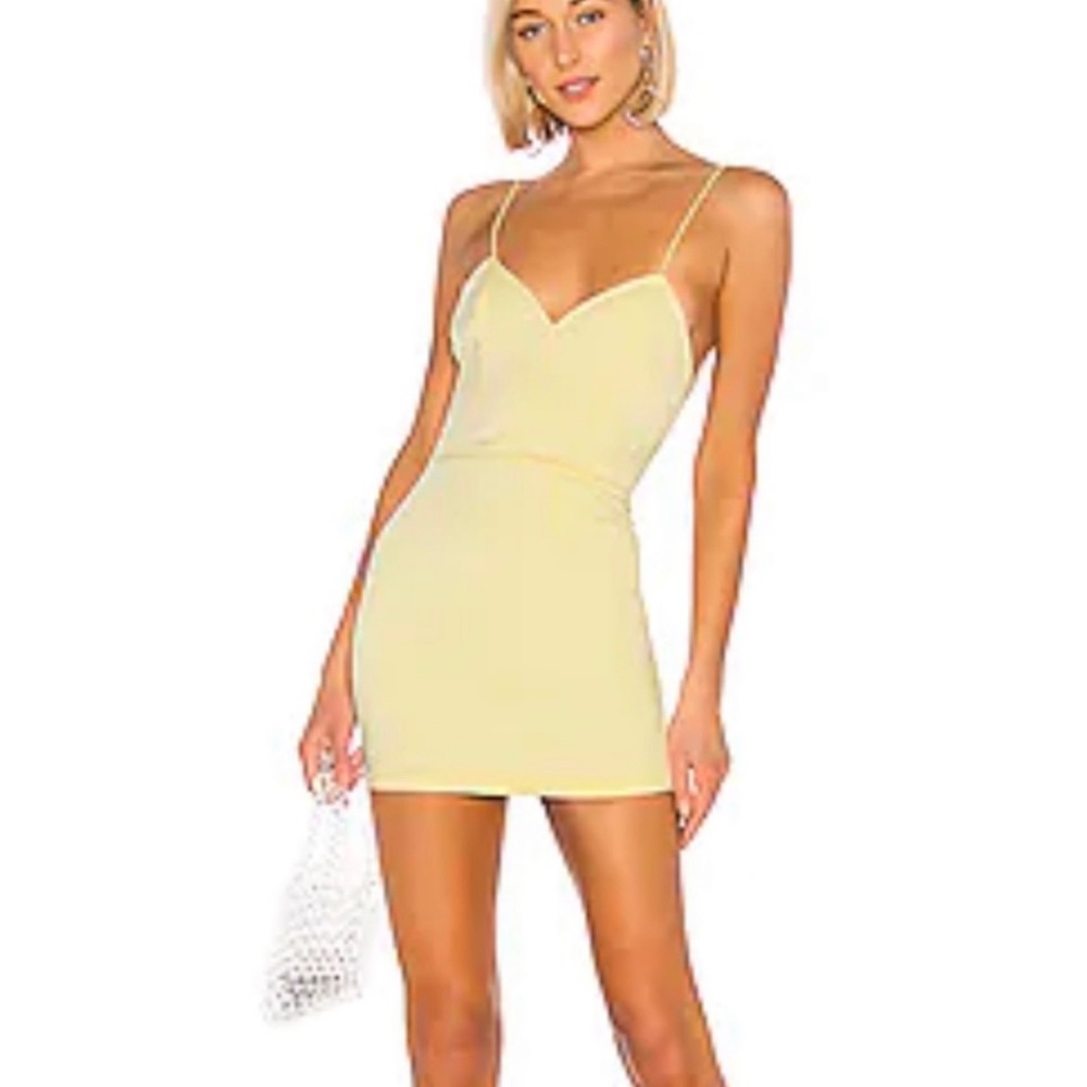 Superdown Yellow Mini Dress